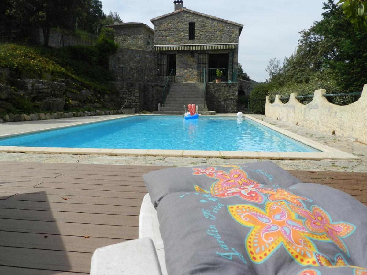 Chambre Cevennes: Piscine, Lamas, Riviere Cros  Buitenkant foto